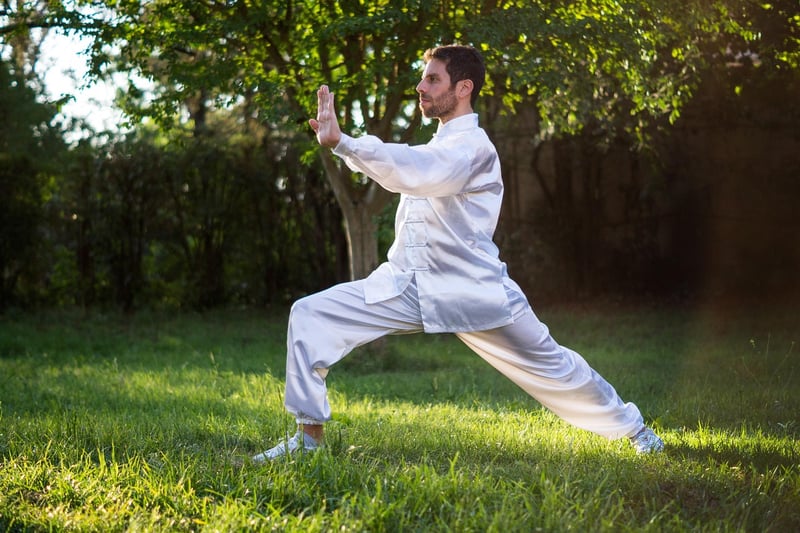 Tai Chi at sunset